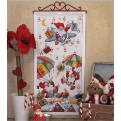 Santa Parachuting Calendar