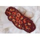 Плетена бохо гривна с цветя
