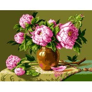 Розови божури