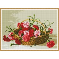 Кошница с карамфили