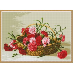 Кошница с карамфили
