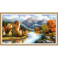 Замък край реката