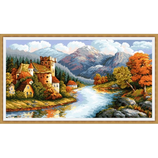 Замък край реката