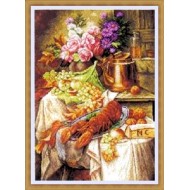 Натюрморт с омар