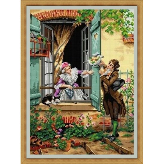 Кавалер с цветя