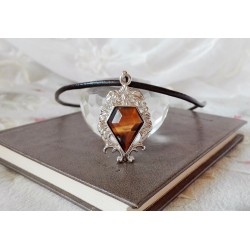 Винтидж колие тигрово око